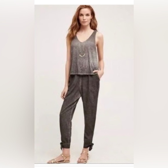Amadi Pants - Anthropologie Amadi Anacopa Jumpsuit size medium